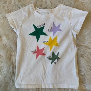 Tea Collection Star Print T-Shirt - size 4
